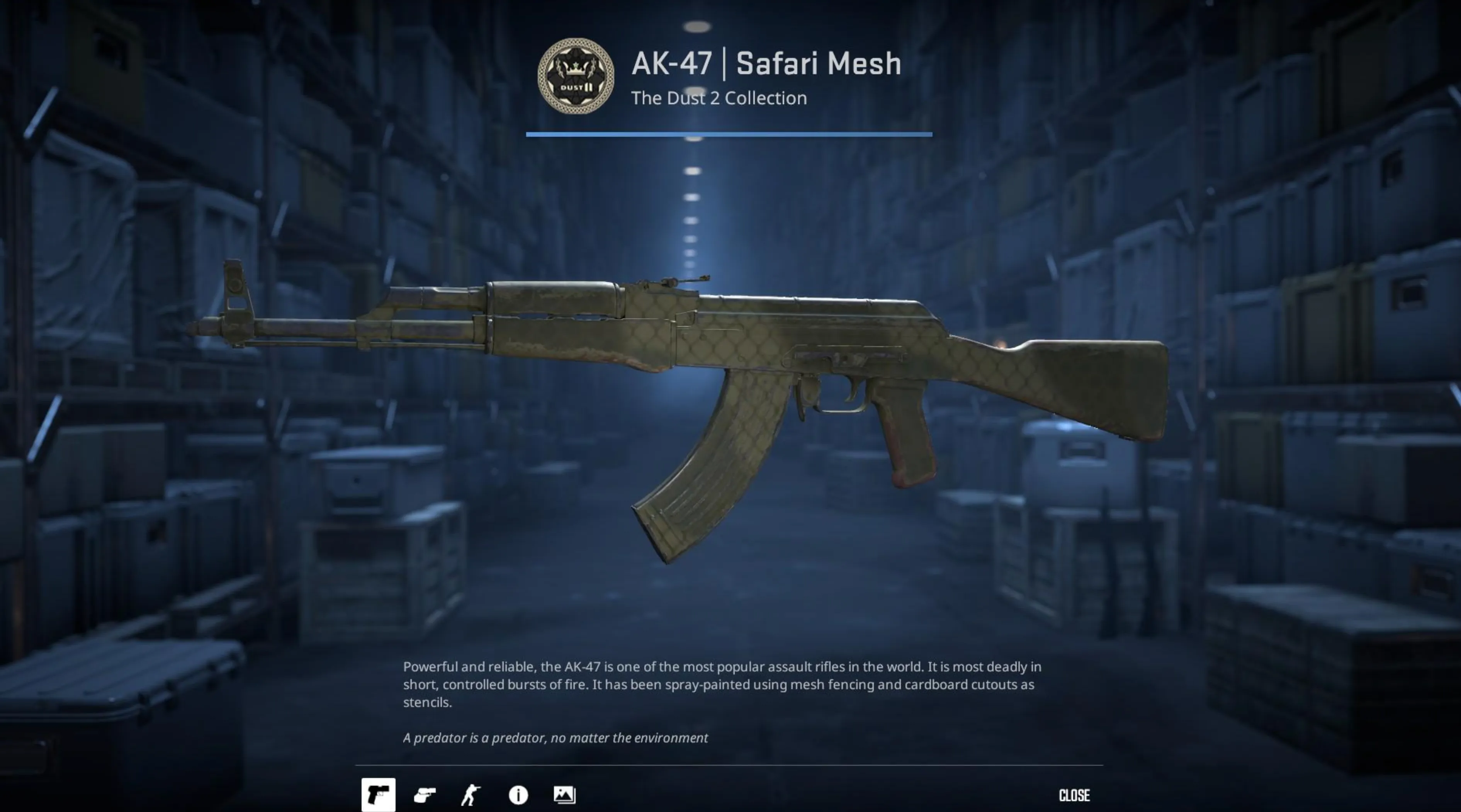 AK-47 Safari Mesh cs2